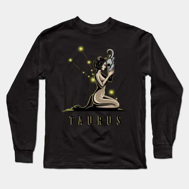 Taurus Long Sleeve T-Shirt by Maini